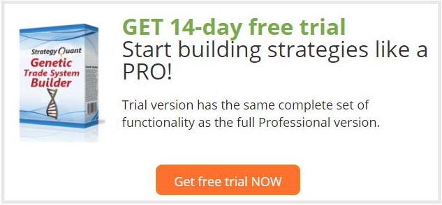 StrategyQuant free 14-day trial